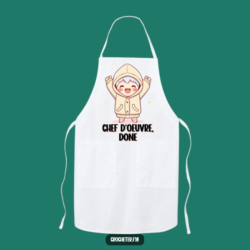 Funny Joyful Garment Finish Apron - Celebrate Your Creations with this Hilarious Gift!