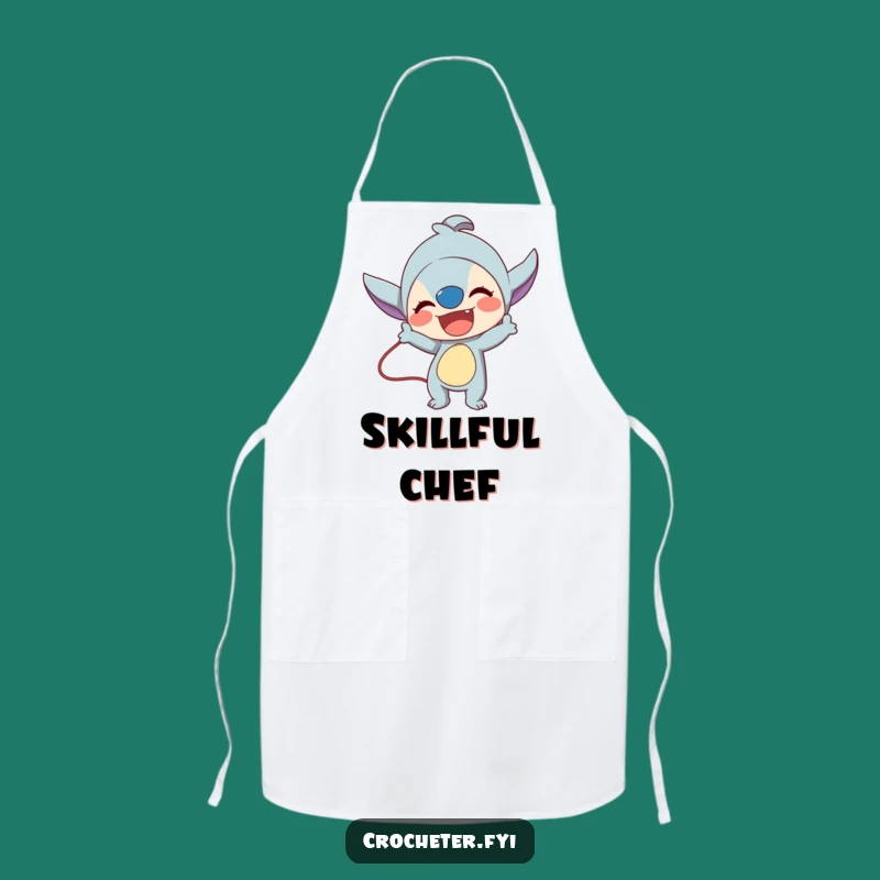 Funny Stitch Master Apron: Lively Crafter's Technique Showcase