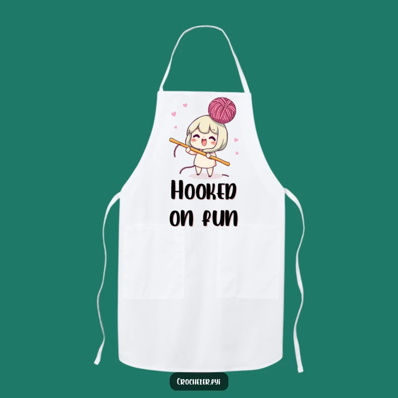 Funny Lively Crochet Hook Apron - Playful Accessory for Crocheters!