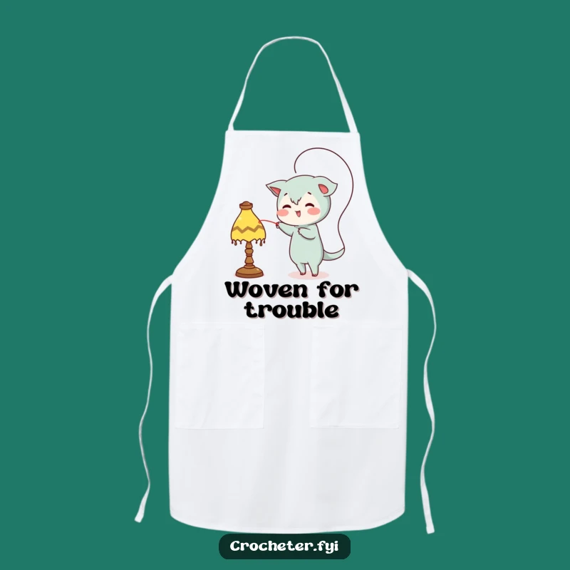 Funny Prankster Apron: Cook or Craft with Playful Mischief