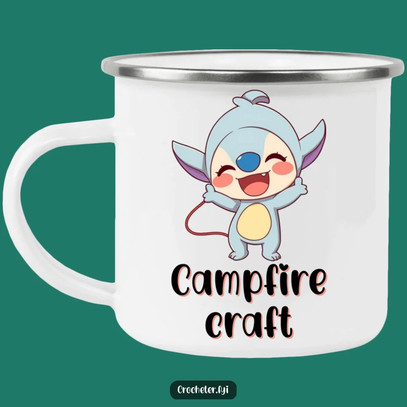 Funny Stitch Master Camping Mug: Lively Crafter's Outdoor Skill Mug