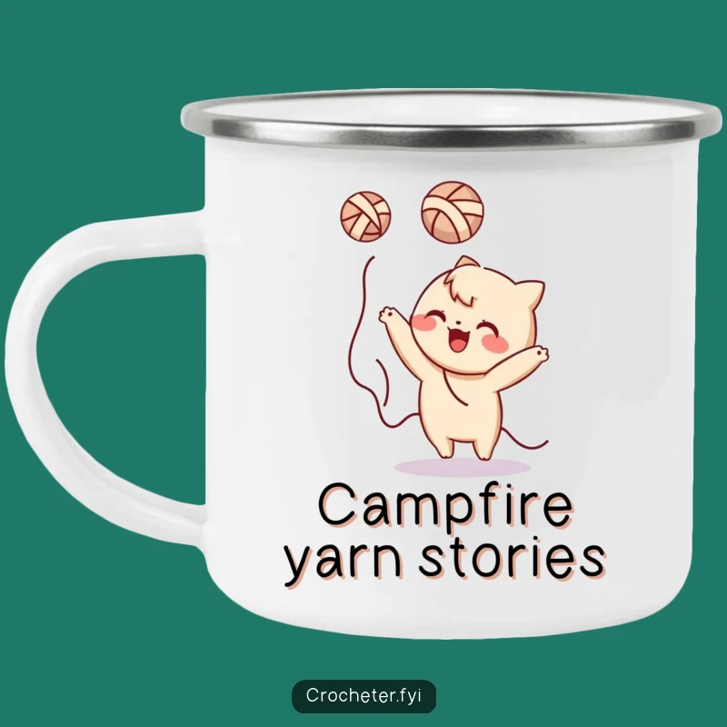 Funny Yarn Tossing Camping Mug: Adventure Fuelled by Laughter