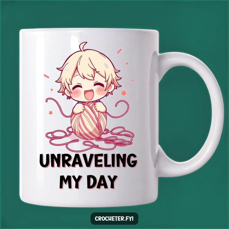 Funny Yarn Exploder Mug: Enthusiastic Crafter Funny Gift for Yarn Lovers