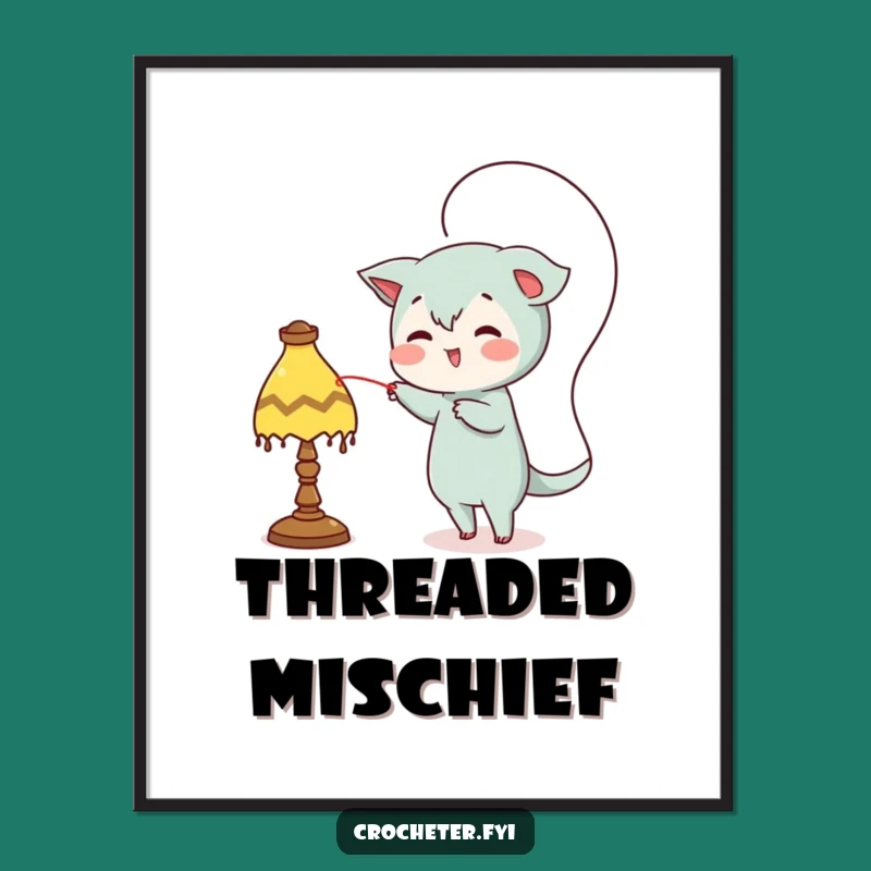 Funny Thread Prank Digital Art: Bring Playful Mischief Home