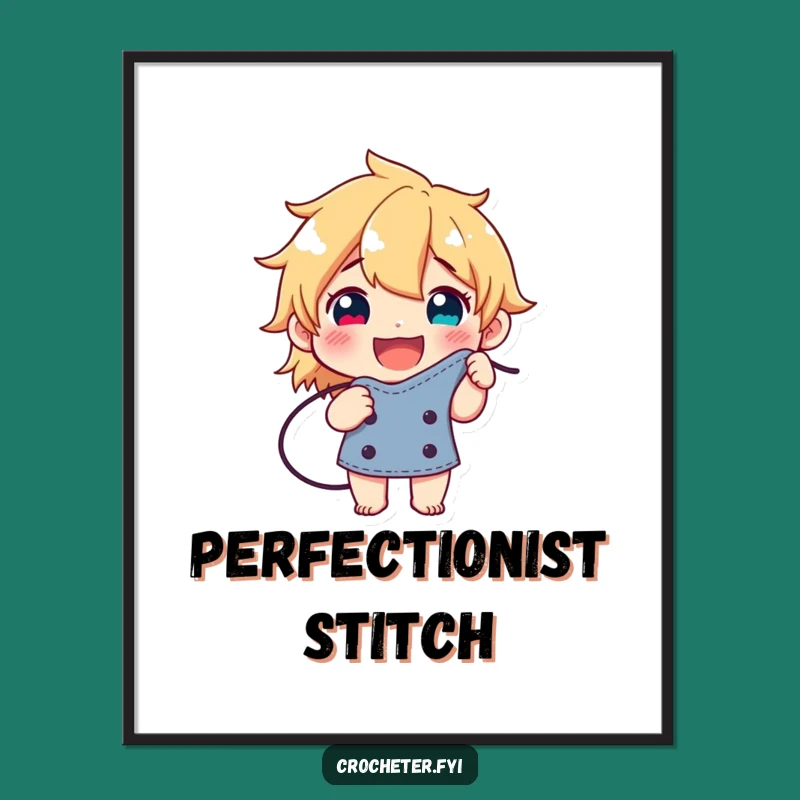 Funny Stitch Pride Poster: Happy Art, Great Funny Gift for Craft Room Decor