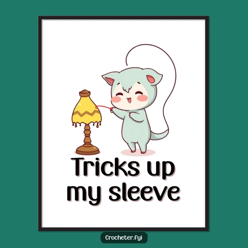 Funny Thread Trickster Poster: Wall Art That Sparks Laughter