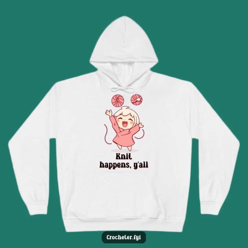 Funny Yarn Ball Character Hoodie: Cozy Up with Playful Fun