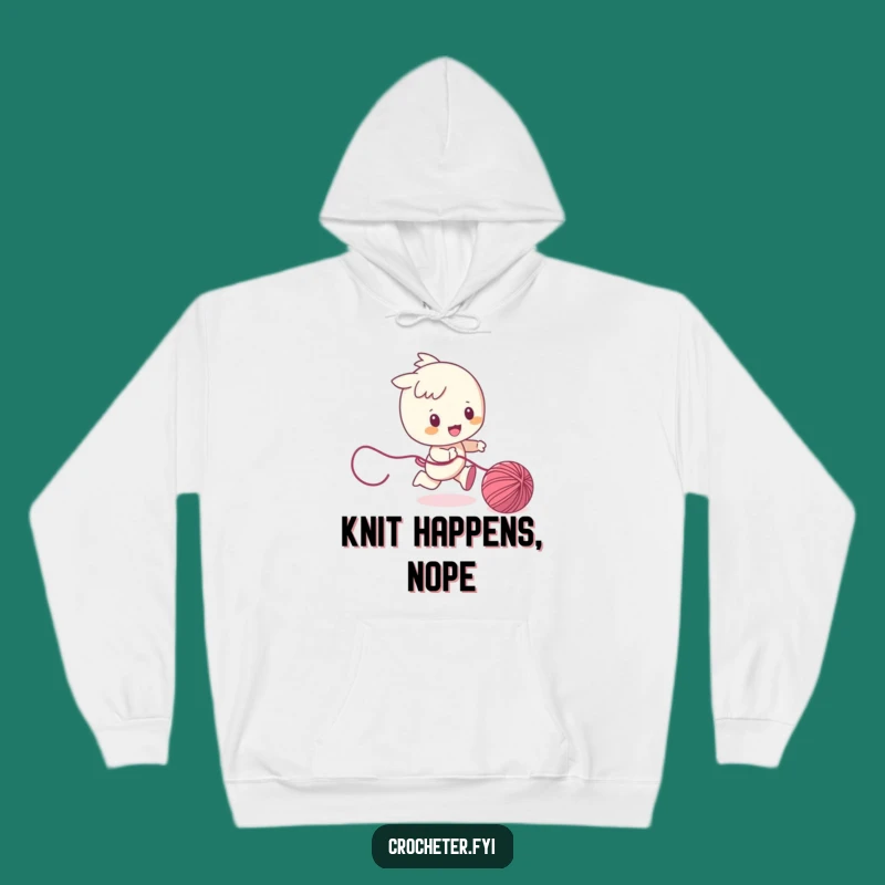 Funny Yarn Chaser Hoodie: Playful Character Sweatshirt Funny Gift