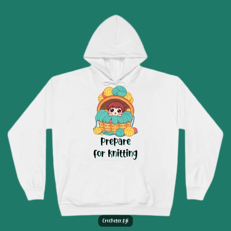 Cozy Funny Yarn Overload Hoodie: Warmth and Laughter for Yarn Enthusiasts