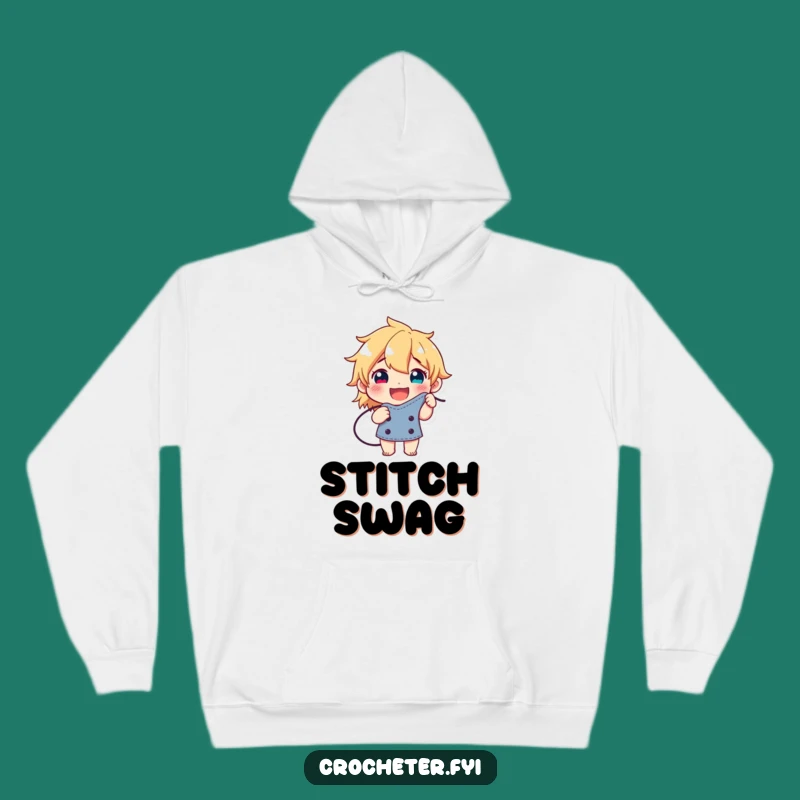 Cozy Funny Stitch Pride Hoodie: Happy Design, Great Funny Gift for Knitters