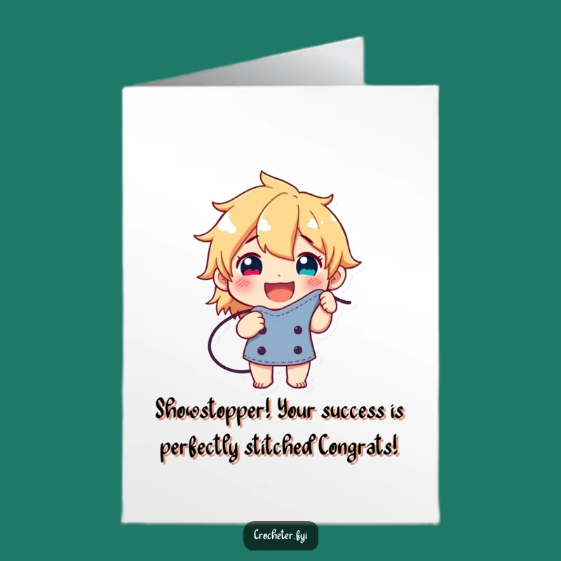 Free Printable Congrats Card: Perfect Stitch, Perfect Success! - Funny Downloadable