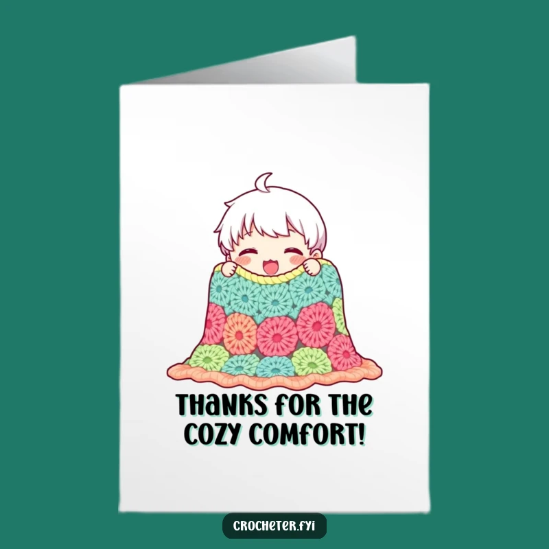 Free Printable Thank You Card: Crocheted Gratitude, Funny Downloadable Appreciation!