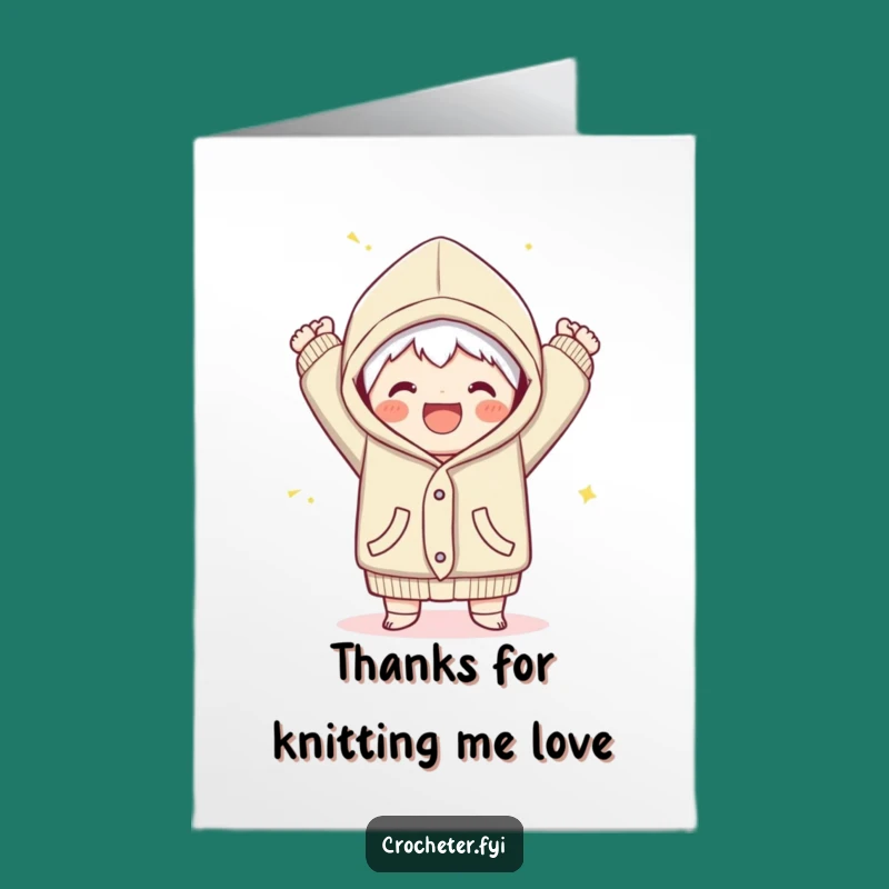 Free Printable Thank You Card: Joyful Garment Finish Funny Downloadable
