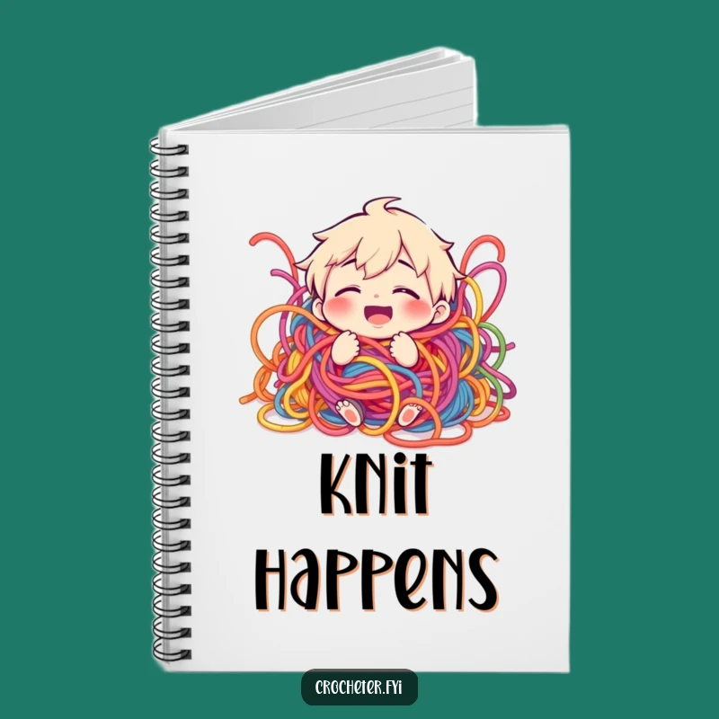 Funny Yarn Chaos Notebook: Giggling Crafter's Ideas in Yarn Mess