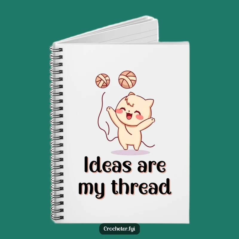 Funny Yarn Tossing Notebook: Jot Down Ideas with Humor