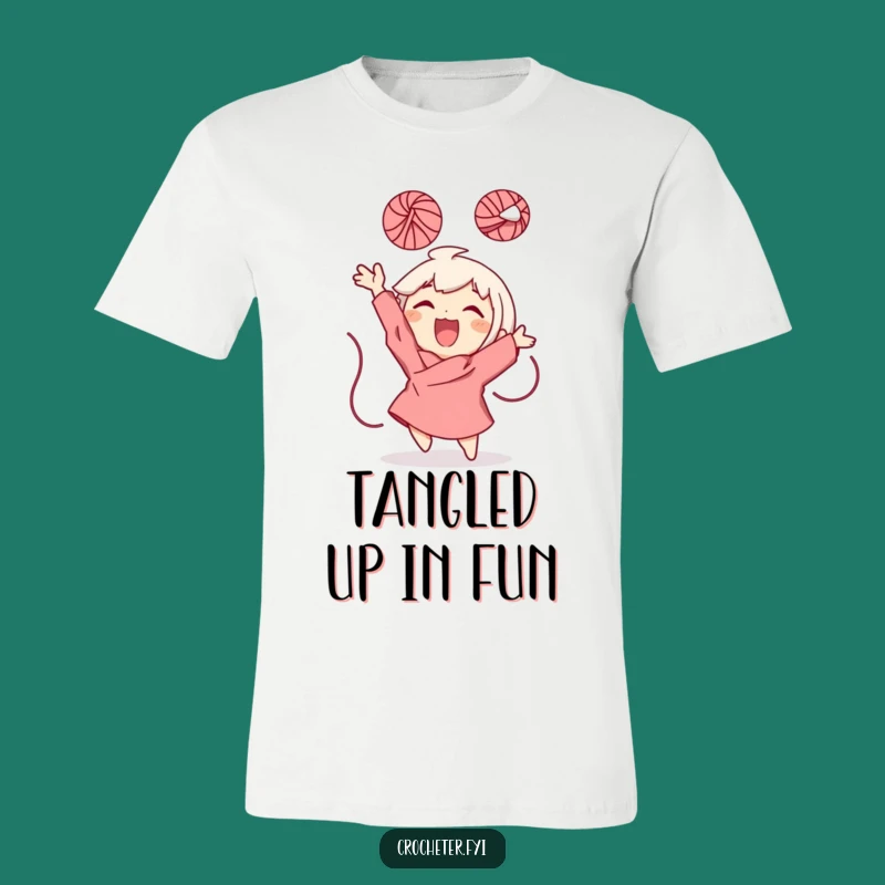 Funny Yarn Ball Character T-Shirt: Wear Your Playful Side with Joy